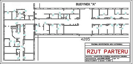 Projekt architektoniczny budynku szpitala