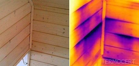 Przenikanie zimnego powietrza przez nieszczelną ścianę drewnianej konstrukcji szkieletowej z wadliwą izolacją przeciwwiatrową
