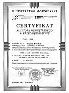 Certyfikat audytora ISO 9000